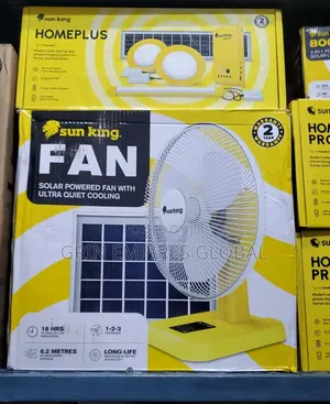 Sun King Solar Table Rechargeable Fan