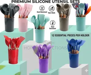 12pcs Silicone Spoon Set