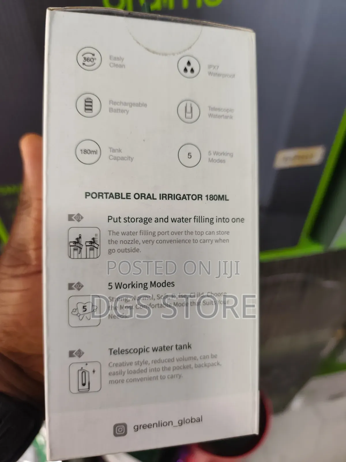 Green Lion Portable Oral Lrrigator