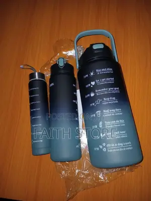 3in1 Large Capacity Insulated Straw Original Plastic Water Bottle