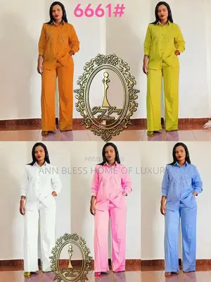 Women Embedded Shirt and Palazzo Pants Co Ord Set