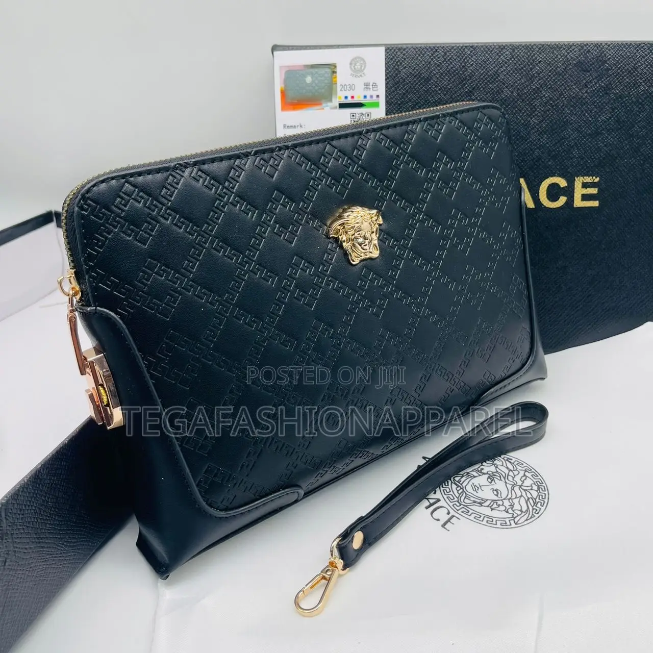 Quality Leather Versace Men's Purse