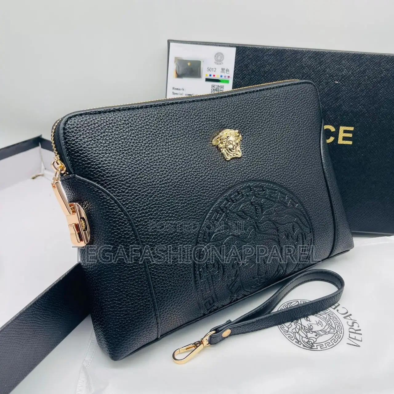 Quality Leather Versace Men's Purse