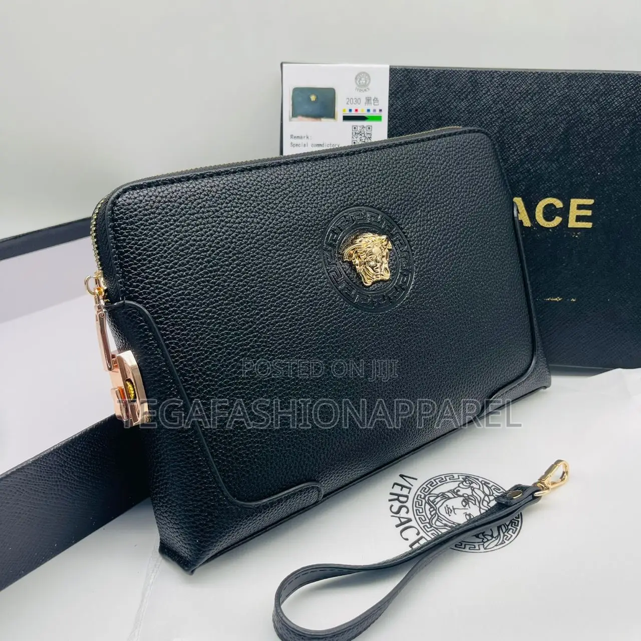 Quality Leather Versace Men's Purse