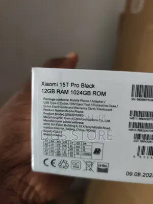 New Xiaomi 15T Pro 1 TB Black