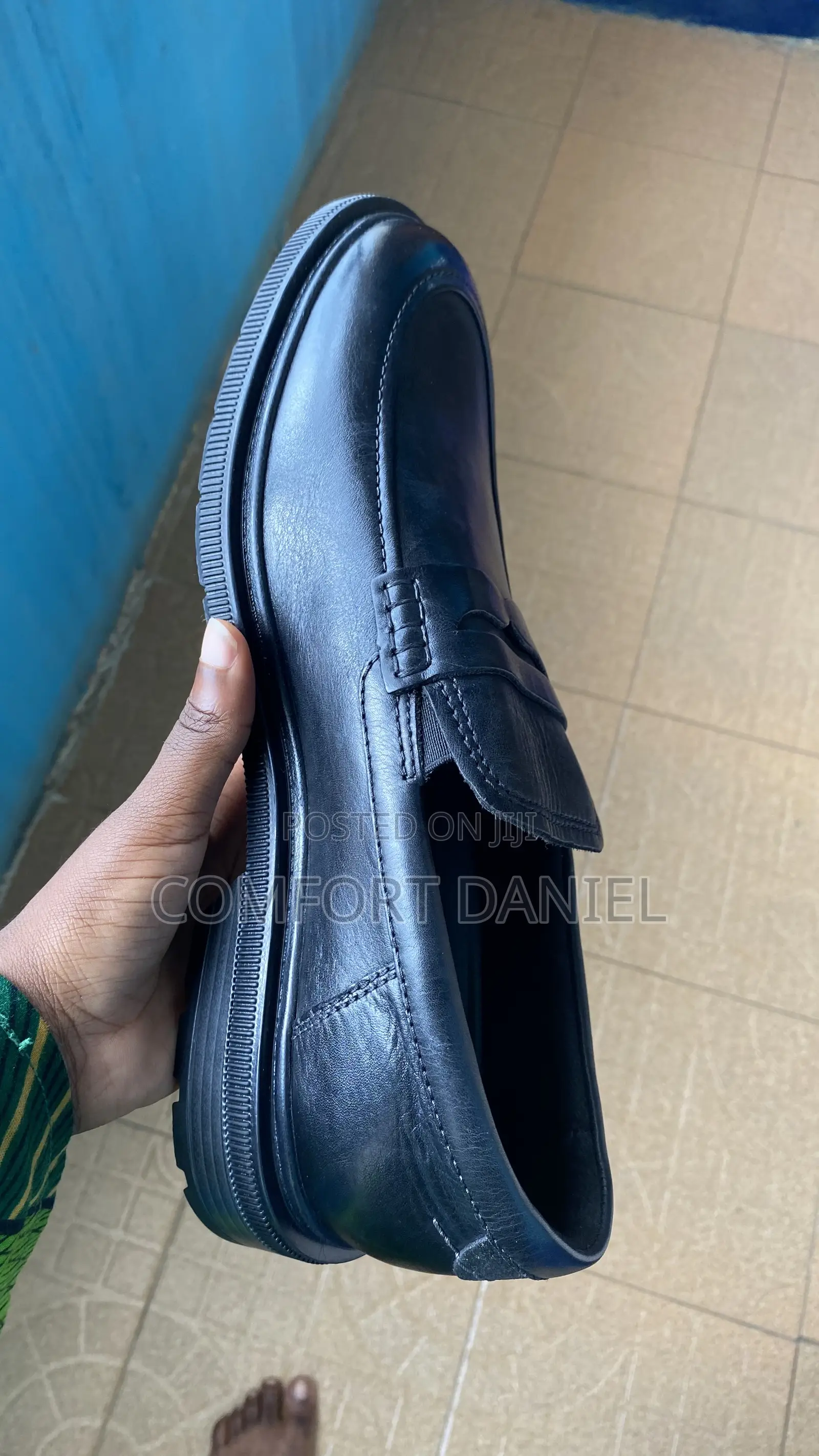 Black Men Office Shoes