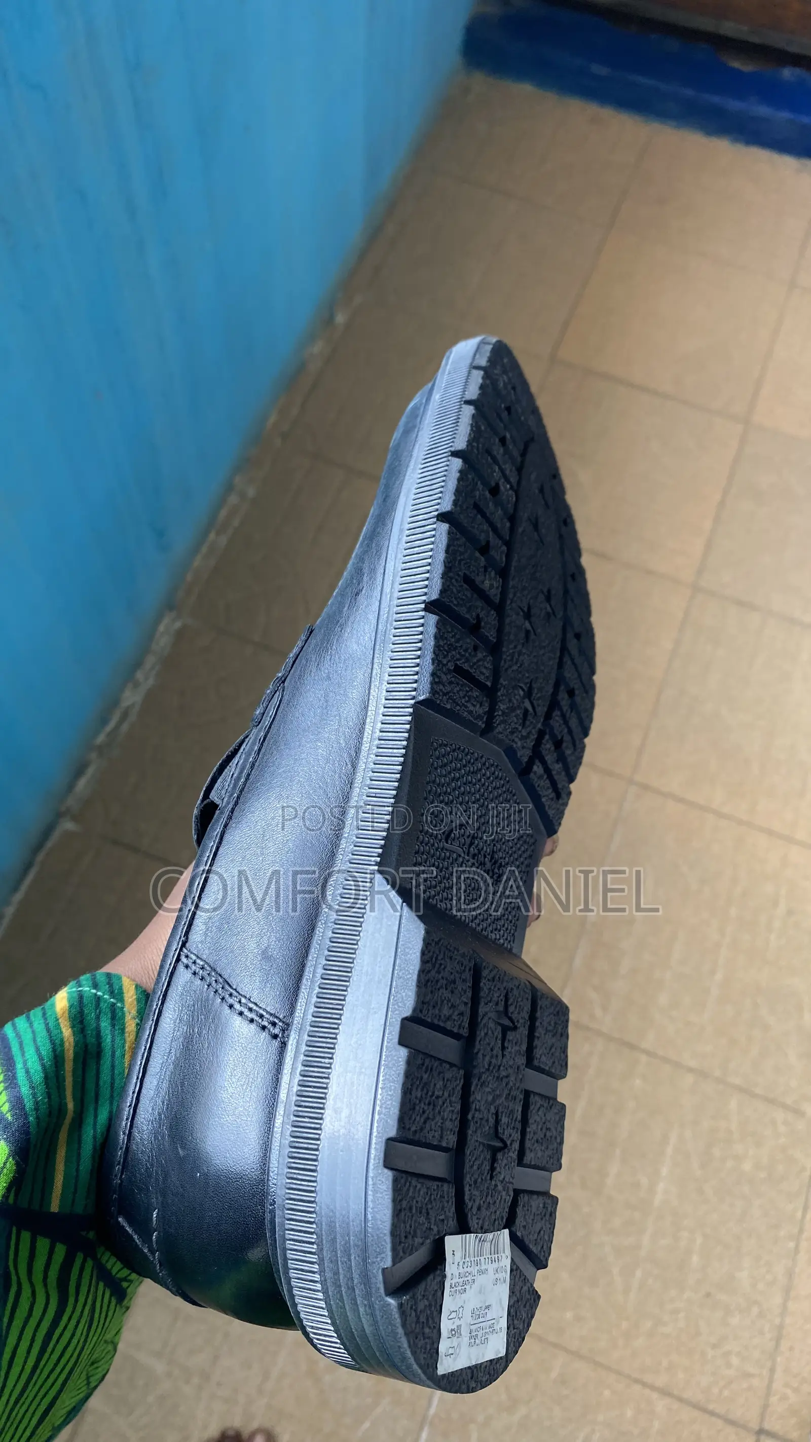 Black Men Office Shoes