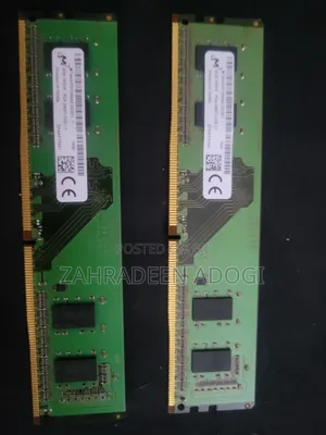 2 Units of Micron Oem 4gb Ram Pc4 2400t Ddr4 Memory. For Both