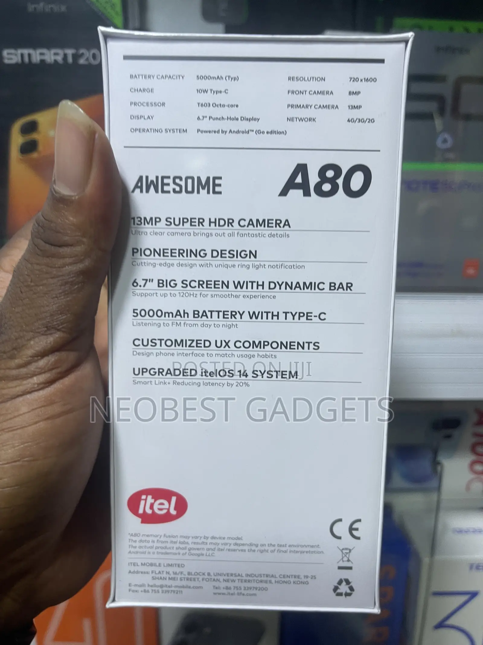 New Itel A80 64 GB