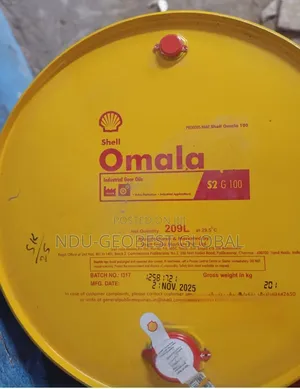 Shell Omala S2 G 100 Industrial Gear Oil 209 LTR