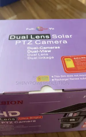 Ubox Solar PTZ CCTV Duel Lenses