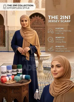 2in1 Jersey Scarf