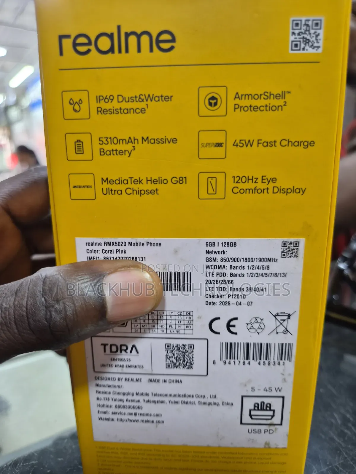 Realme C75x 128 GB Pink