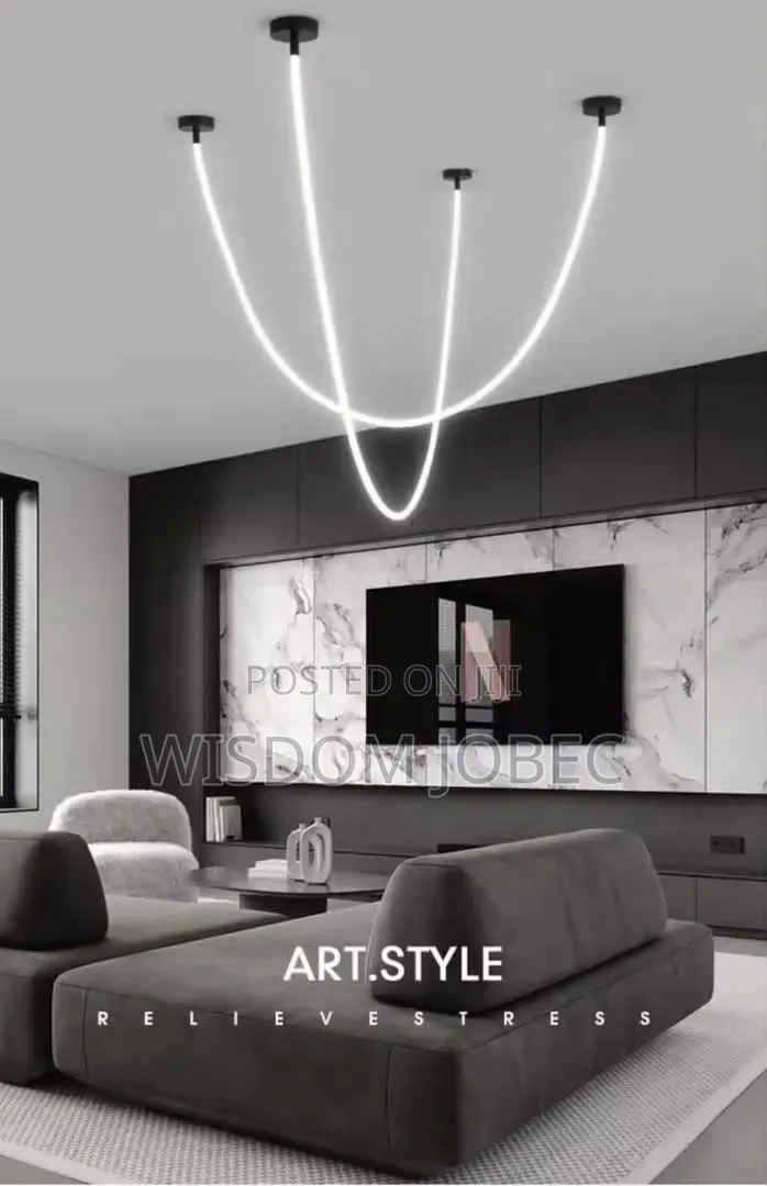 Led Rope Chandelier W+Ww