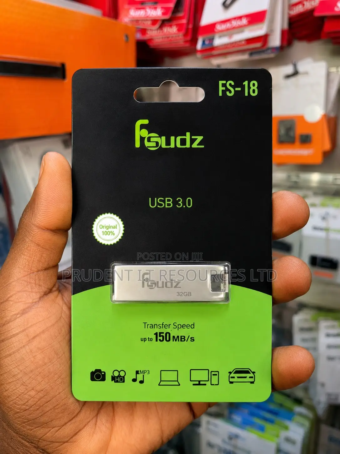 32gb Usb 3.0 Fsudz Fs-18 Flash Drive