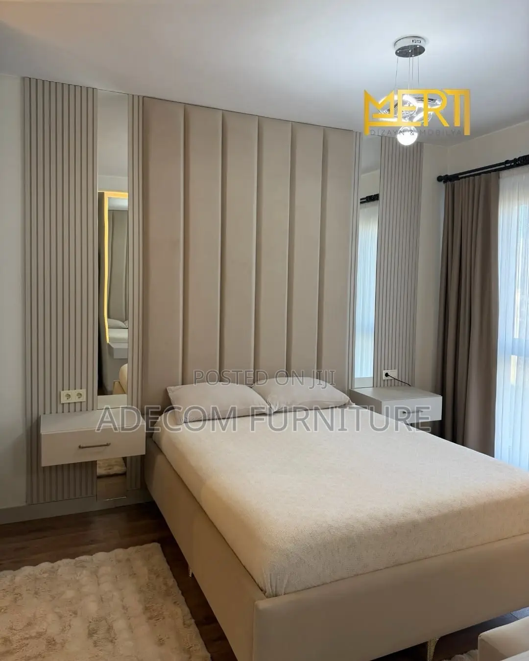 Padded Floating Bedframe Payment on Delivery