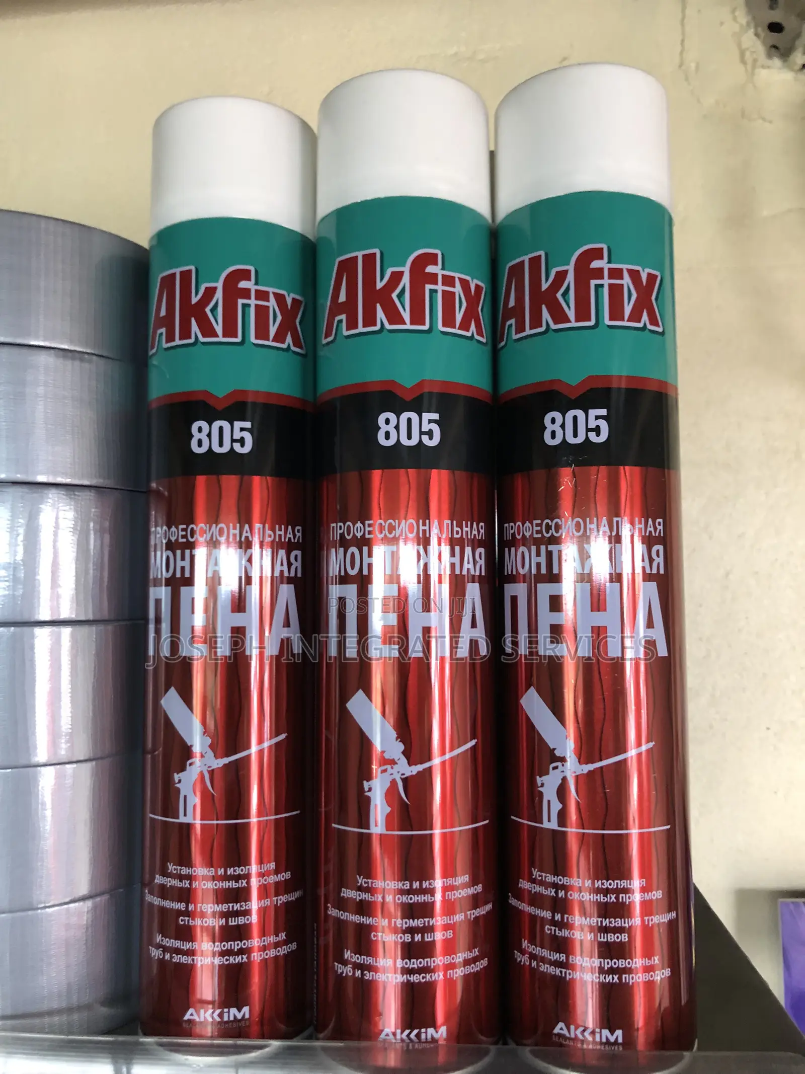 Akfix 805 Polyurethane Mounting Foam