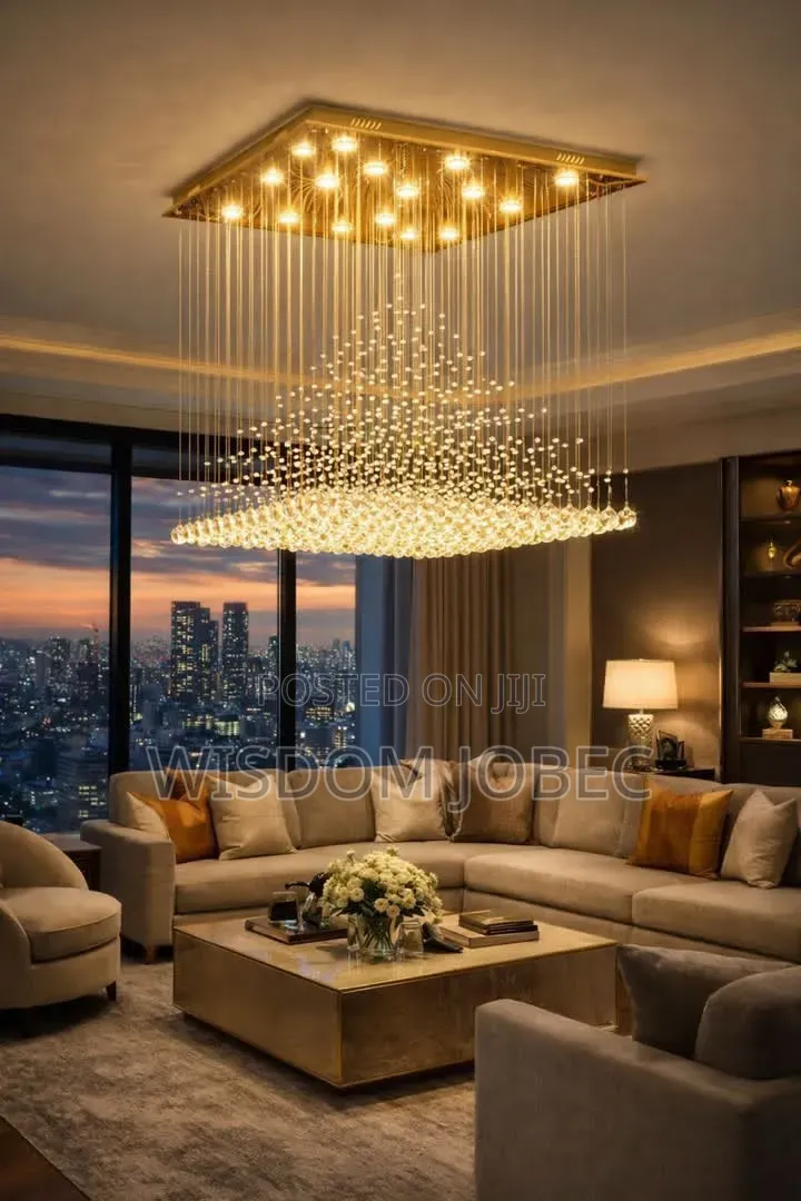 Glad Crystal Led Chandelier