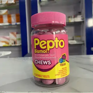 Pepto Bismol- Bismuth Subsalicylate- Upset Stomach Reliever