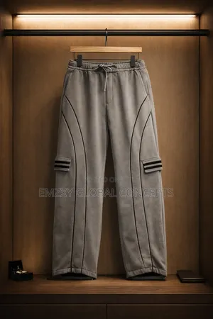Vintage Washed Wide-Leg Joggers