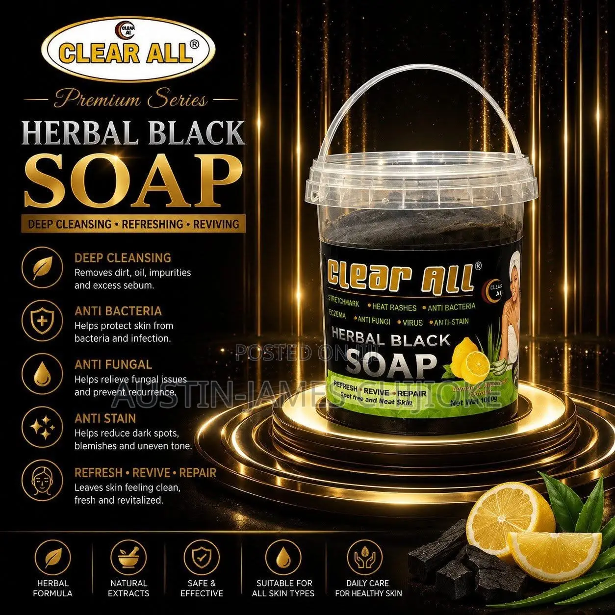 Herbal Black Soap