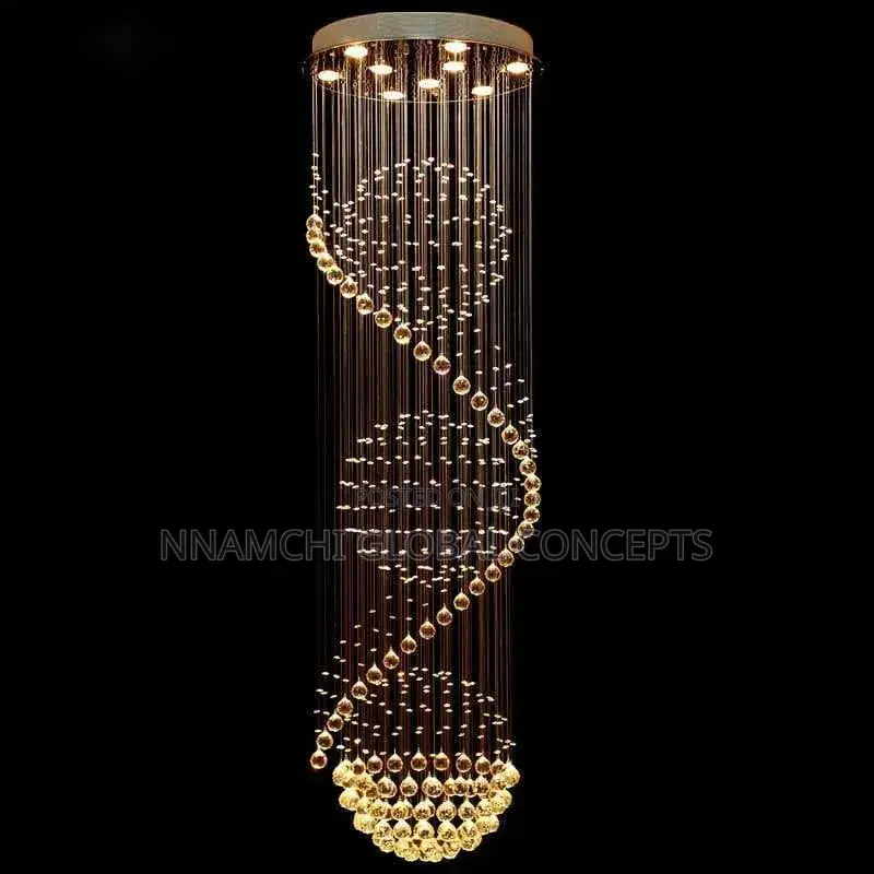 Modern Luxury Crystal Led Ceiling Lamp Lustrous Indoor Lighting