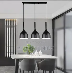 3in1 Black Body Pendant Dropping Light
