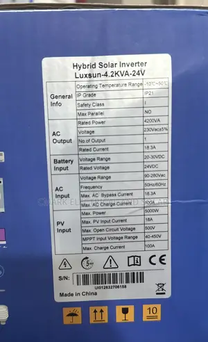 Luxsun 4.2kva Hybrid Inverter