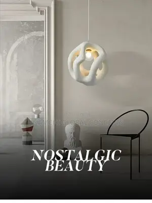 Modern Kitchen Dining Room Chandelier Lighting Ceiling Oval Bean Resin