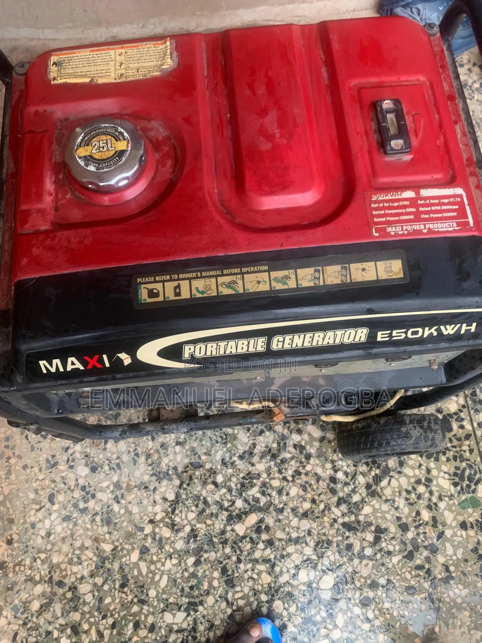 Maxi 5kva Portable Generator