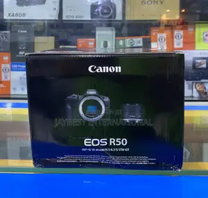 Canon Eos R50 Mirrorless Camera With 18-45mm Lens