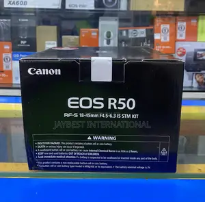 Canon Eos R50 Mirrorless Camera With 18-45mm Lens