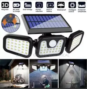 360 Sensor Solar Outdoor Wall Light