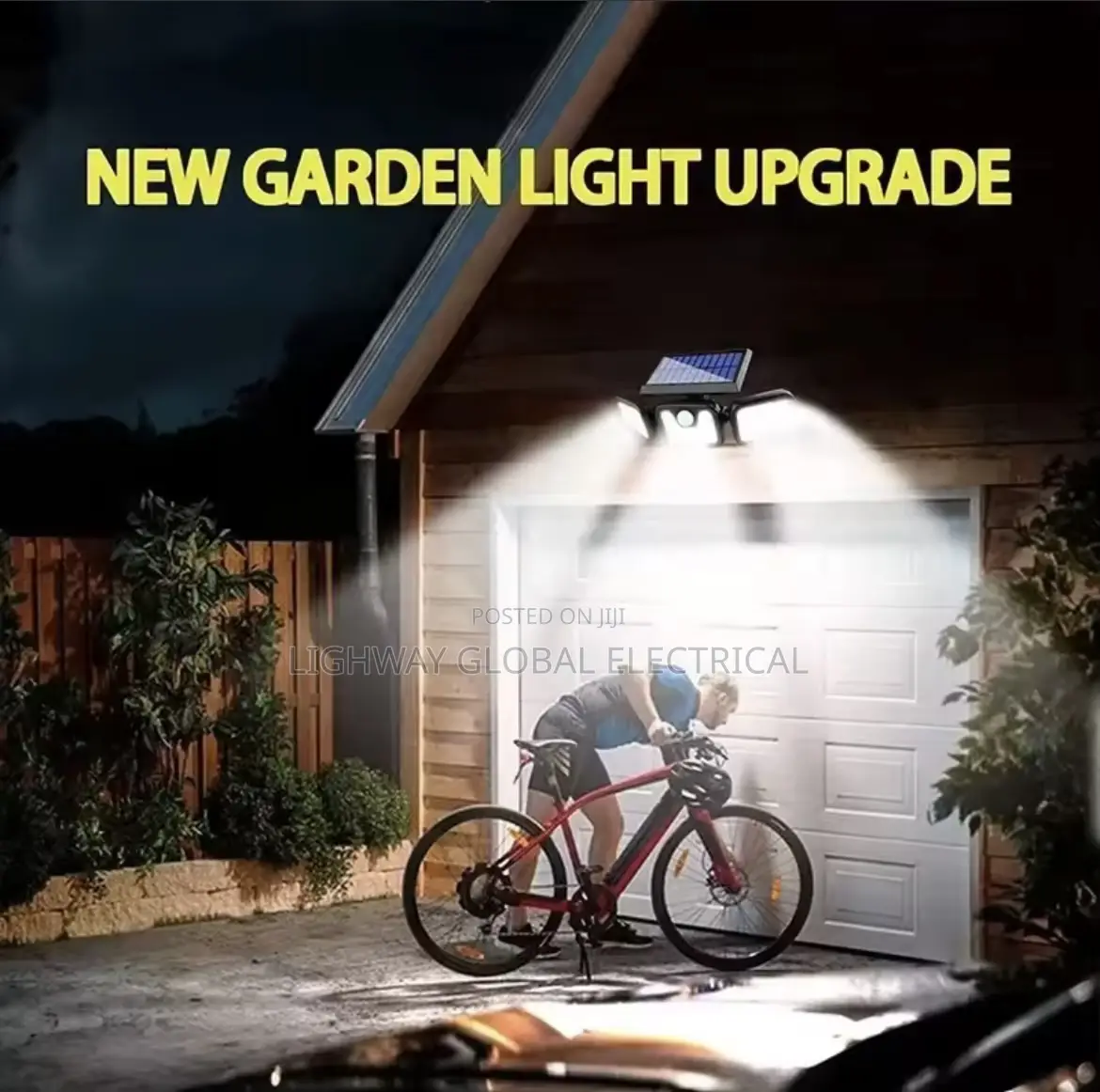 360 Sensor Solar Outdoor Wall Light