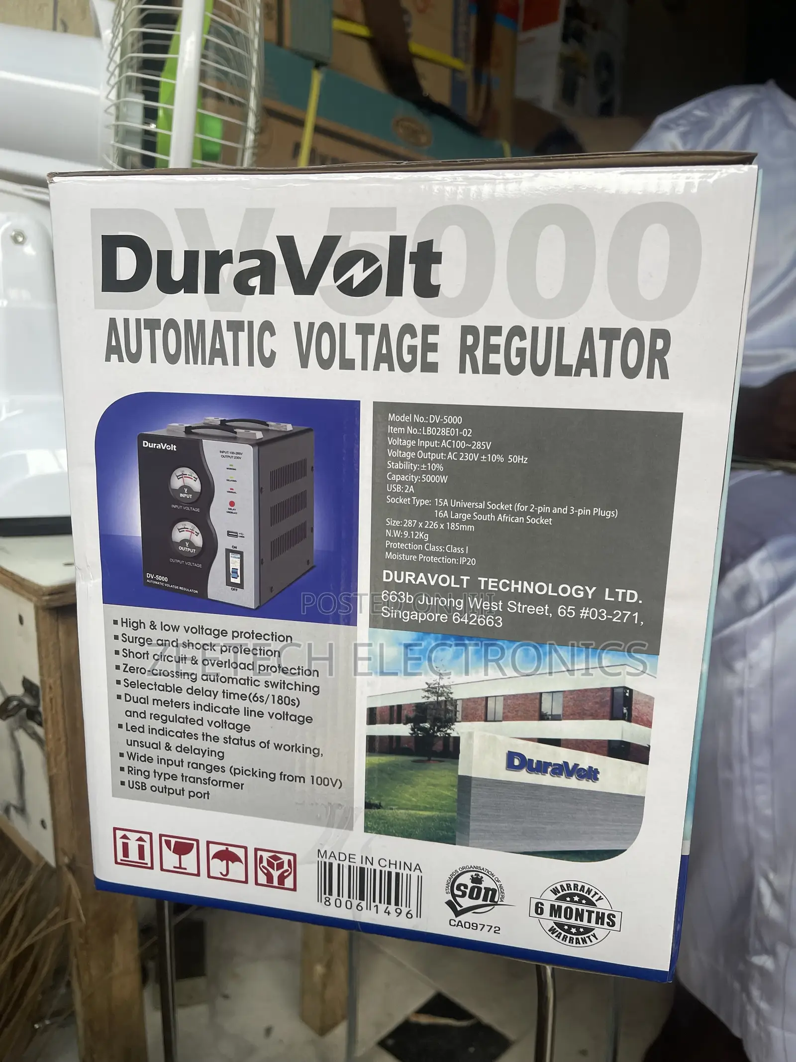 Duravolt 5000watt Floor Stabilizer