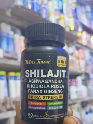 Shilajit Ashwagandha 8 in 1 Supplement