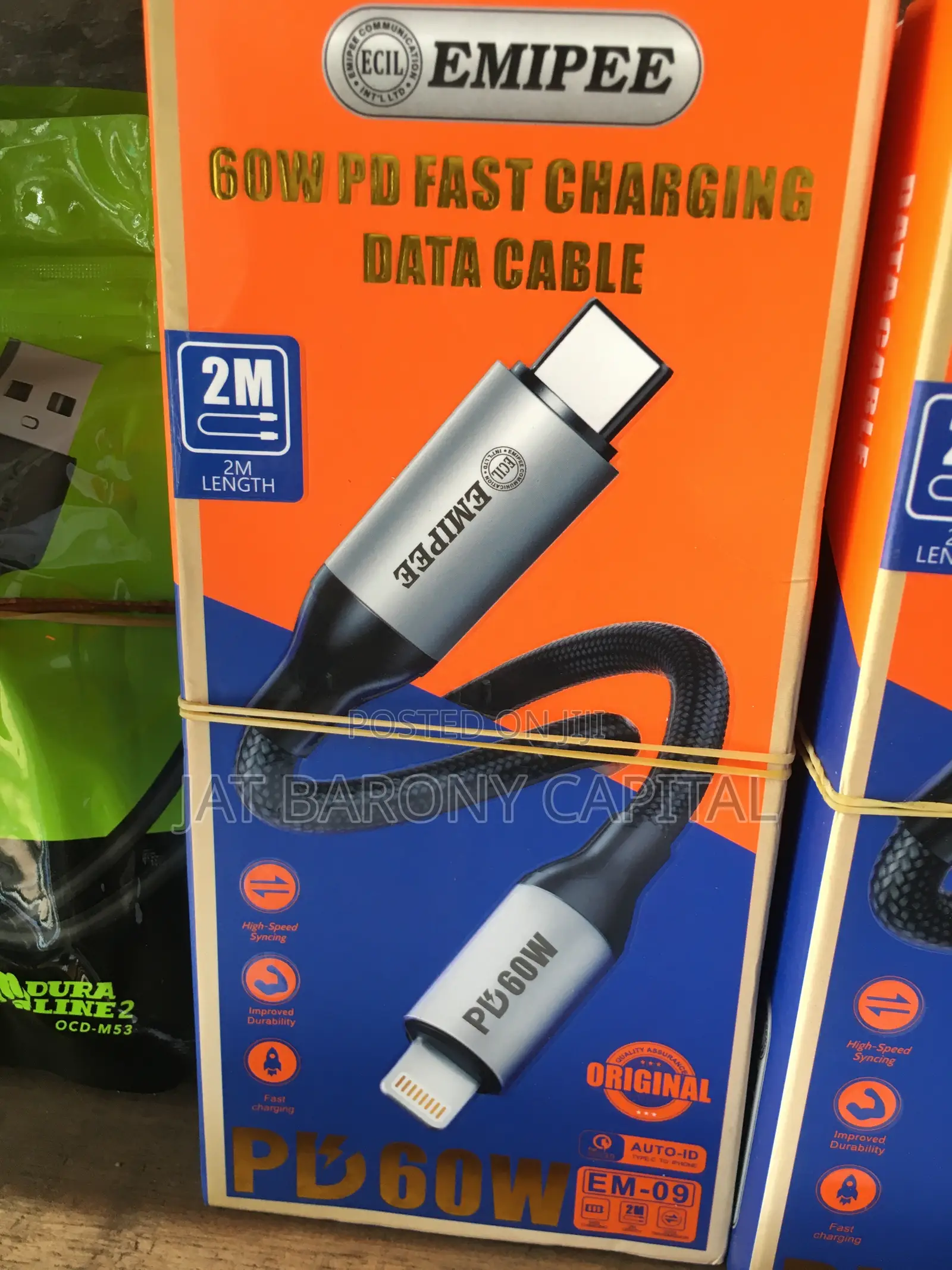 Emipee 60w 2m Type C to iPhone Cable