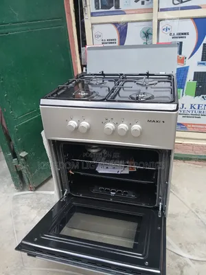 Maxi 4 Burners Standing Gas Cooker With Oven Grill Copper