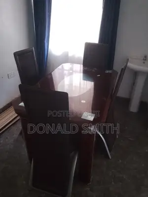 Imported 4 Chair Dining Table Full Set Glass