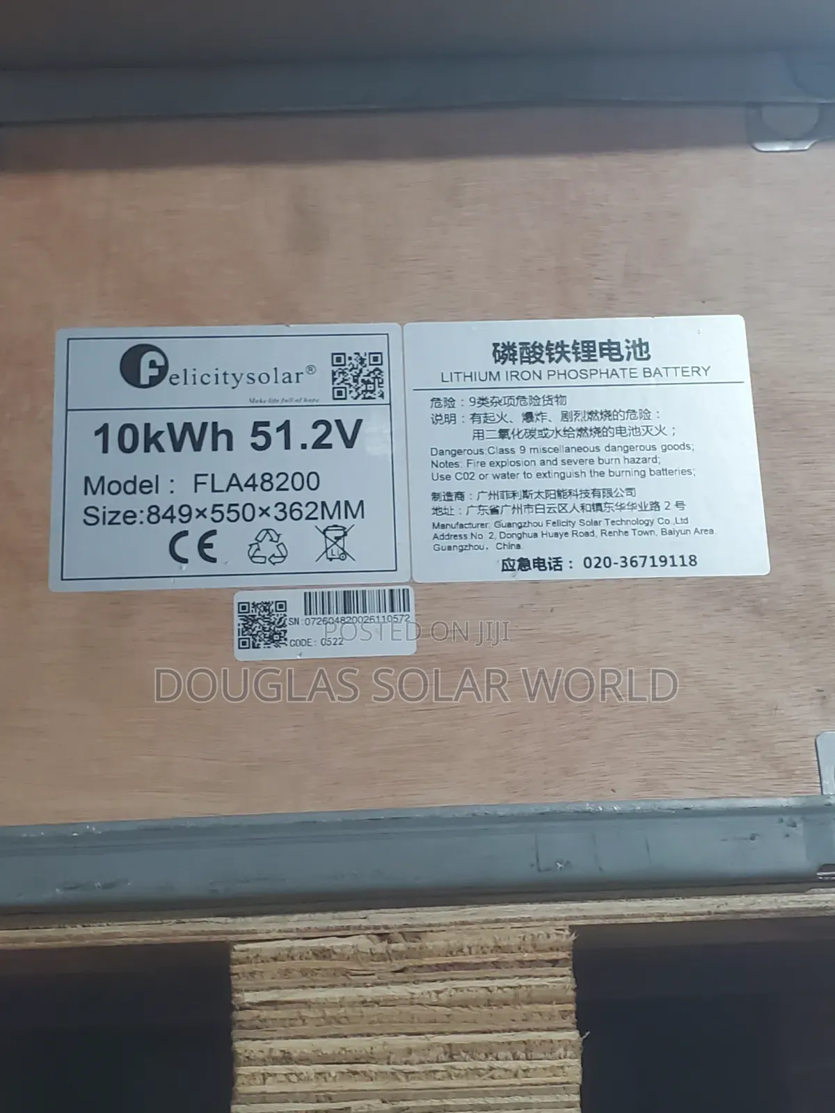 Felicity 10kwh 48v Lithium Battery