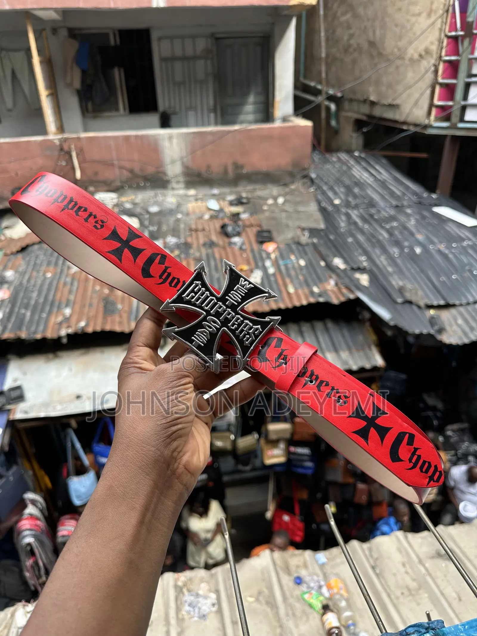 Chrome Cross Belt