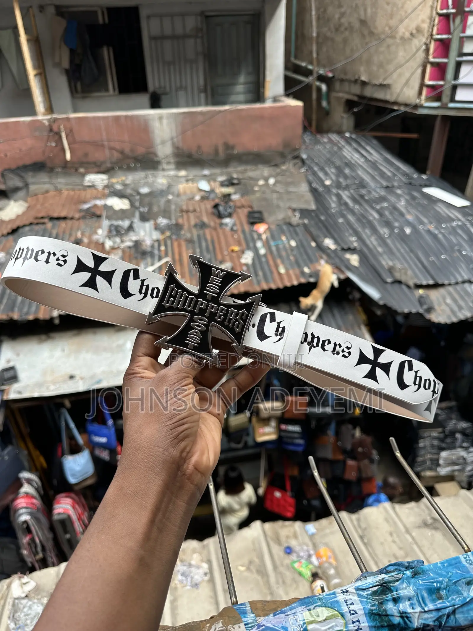 Chrome Cross Belt