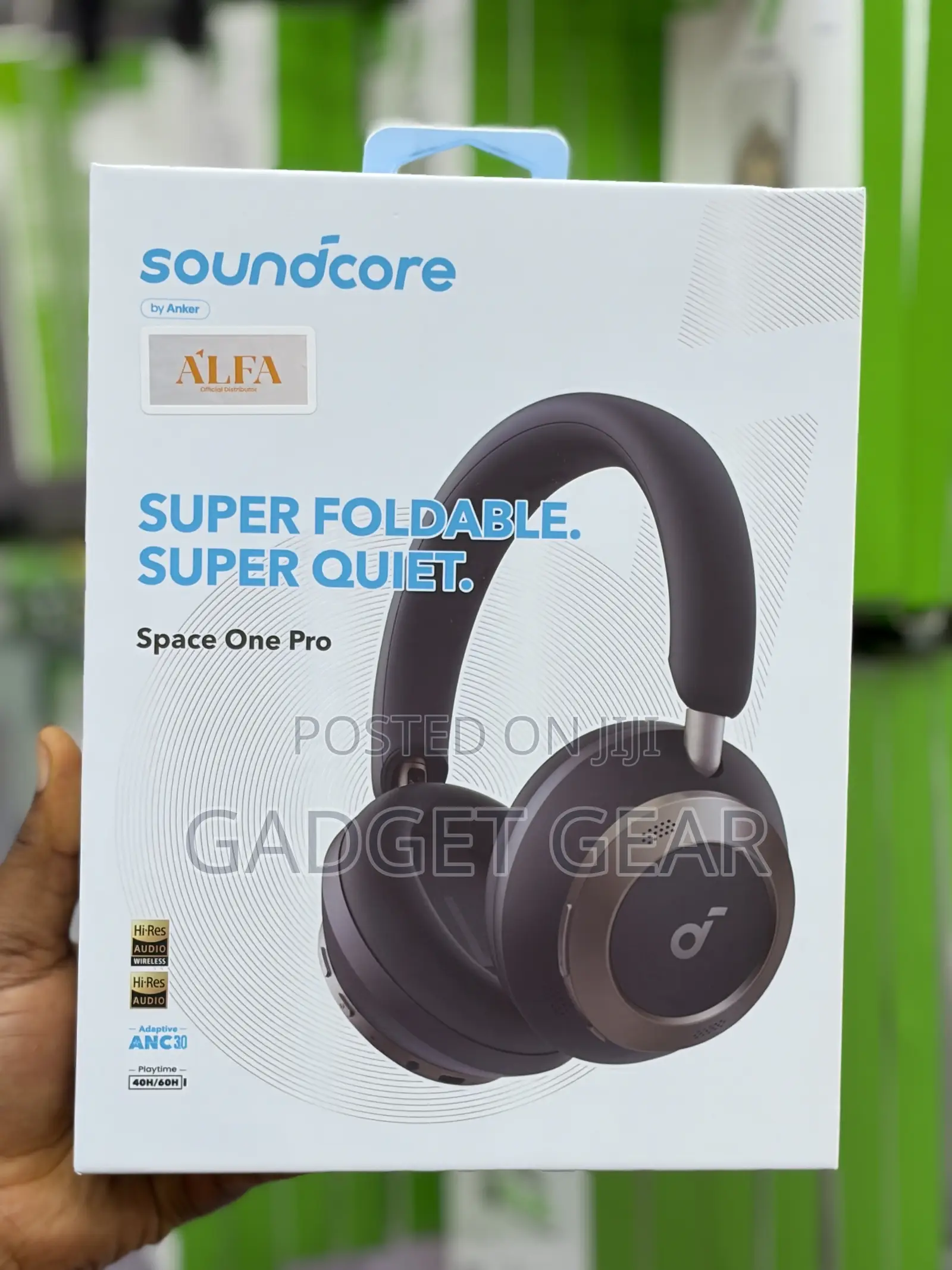 Soundcore Space One Pro Anc Headphones — Brand New Sealed