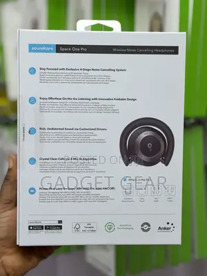 Soundcore Space One Pro Anc Headphones — Brand New Sealed