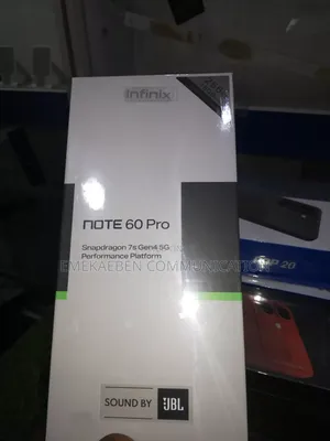 New Infinix Note 60 Pro 256 GB Black