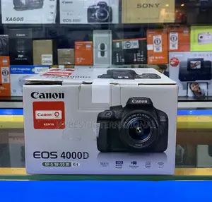 Canon Eos 4000d DSLR Camera With Ef-S 18-55mm Iii Lens