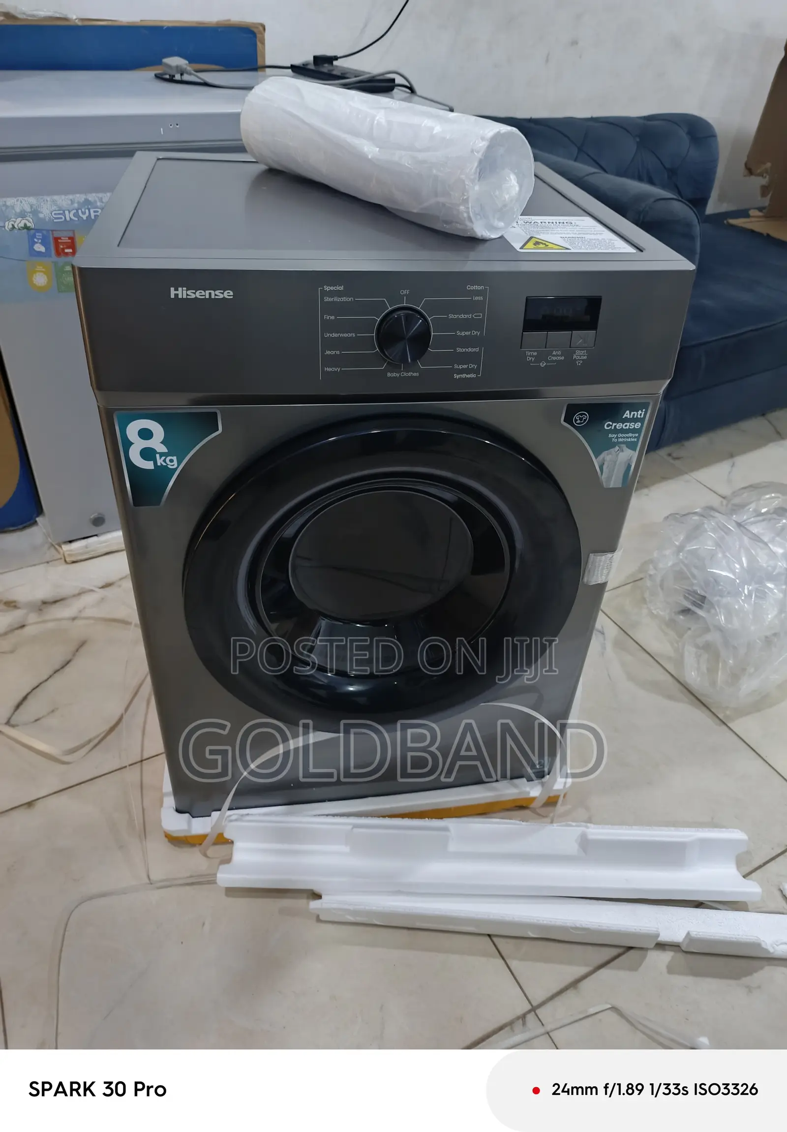Hisense 8kg Dryer With Multiple Drying Programs