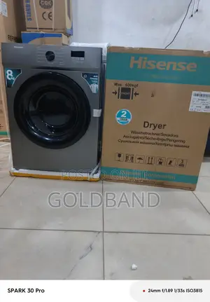 Hisense Dv1w801ut Tumble Dryer – Titanium Silver