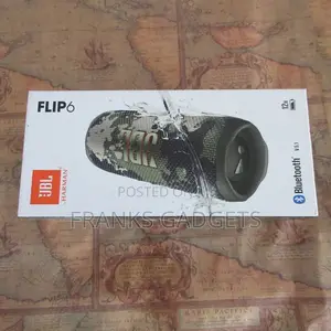 Jbl Flip 6 Portable Waterproof Speaker - Camo [New]