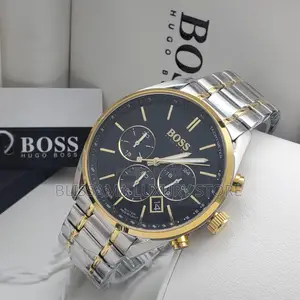 Hugo Boss Luxury Chain/ Leather Strap Men Wristwatch –Stylish, Durable